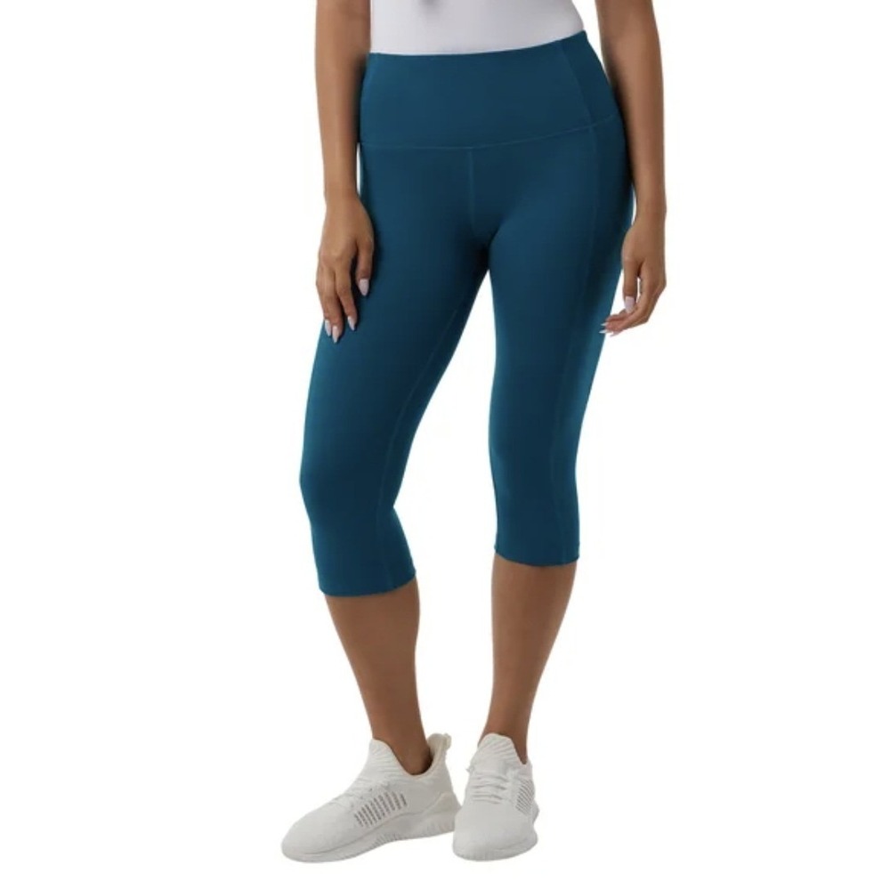 32 Degrees Women's Cropped Tights Blue X-Small New with‎ Tags!